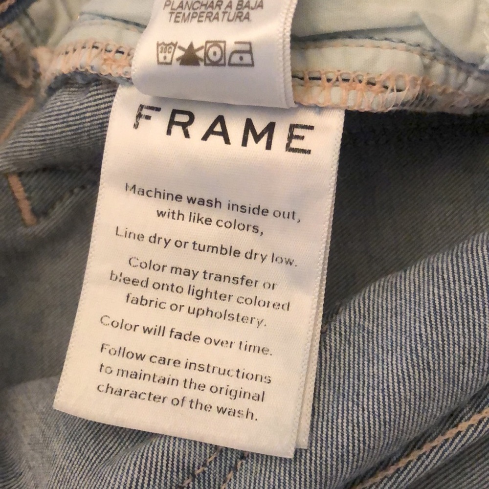 Frame Denim Le High Flare Denim Jeans in Free Bird Size 24 - Picture 10 of 16